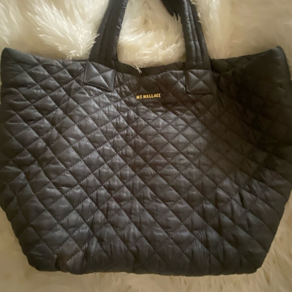 DARK GRAY MZ WALLACE SHOULDER BAG